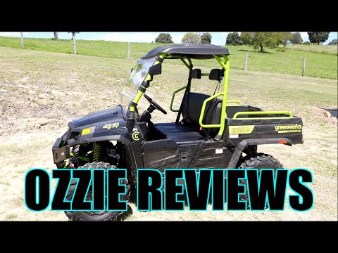 Greenworks "CU800" Electric UTV (real world testing)