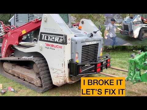 Takeuchi TL12 Rear Bumper Install OEM