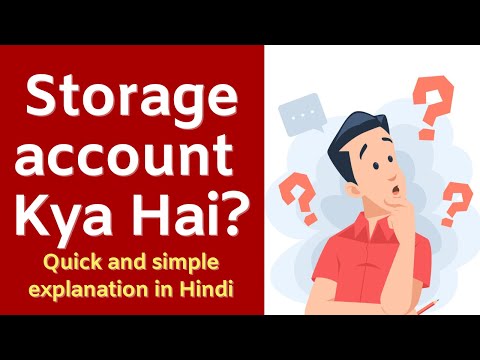 Azure Blob Storage Mein Storage Account Kya Hota Hai?| Code Hindi