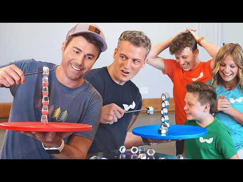 Mark Rober vs Ninja Kidz- 60 Second Mini Game Challenge