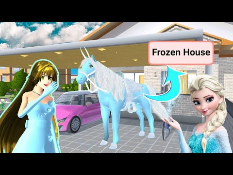 Frozen House ❄️💫 in Sakura School Simulator : Sakura School Simulator