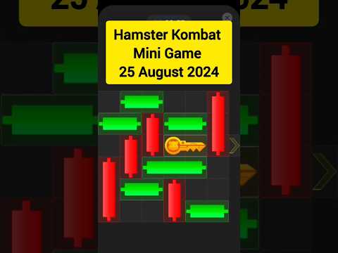 Hamster Kombat Mini Game 25 August 2024 #hamsterkombat #minigame