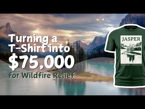 How To Turn a T-Shirt into $75,000 for Wildfire Relief