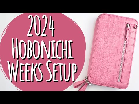 2024 Hobonichi Weeks Setup | Wallet Planner