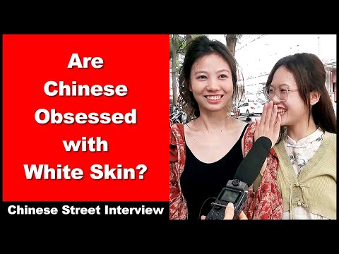 Are Chinese Obsessed with White Skin? - Chinese Street Interview - Intermediate Chinese