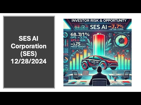 SES AI, 지금 매수해야 할까?📉 급등 후 불안한 재무 상태와 목표 주가 분석! #SES