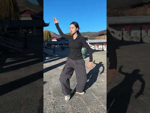 “步随身转，力由脊发！” 太极 太极拳 武术 一套动作行云流水