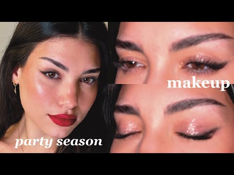 classic christmas glam tutorial (+ long lasting red lips)