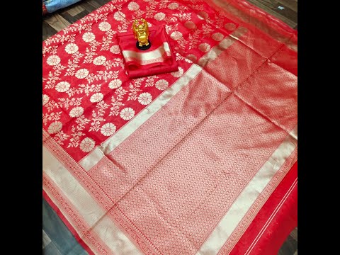 Enchanting Yet Breathable Organic Banarasi Sarees For Intimate And Big Fat Indian Weddings