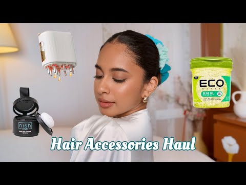 Haircare And Hair Accessories Haul || Nish Hair Haul ||Shreemayi Reddy