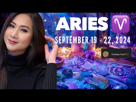 KAILANGAN BUUIN NI PERSON ANG TIWALA MO | SEPTEMBER 19-22, 2024 | ARIES | PINOY TAROT CARD LOVE