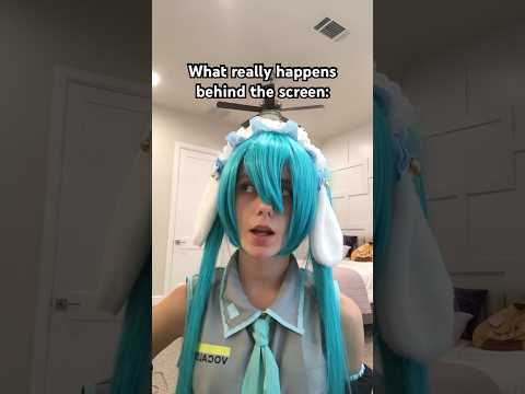 READ COMMENTS #vocaloid #hatsunemiku #miku #cosplay #silly #notavent #ashwolf323