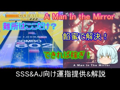 [チュウニズム]　A Man In Tne MIrror SSS&AJ向け運指提供&解説