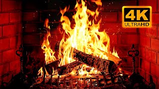 🔥 Cozy Fireplace 4K (12 HOURS). Fireplace with Crackling Fire Sounds. Fireplace Burning 4K