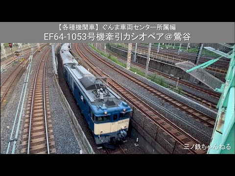 【機関車各種】ぐんま車両センタ－所属編　EF64-1053号機牽引カシオペア@鶯谷