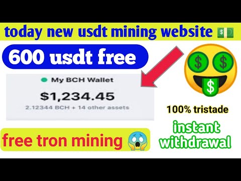 🤑New Usdt Mining App | Usd Mining Site 2023 🔥 Without Investment | Usdt Mining Website ✅ Usd Mining🤑