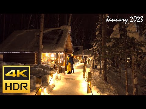 [4K HDR] 富良野 ニングルテラスを散策 / Strolling around Furano Ningle Terrace (Hokkaido, Japan)