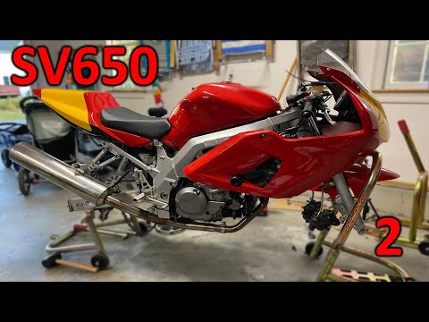 SV650 Track bike - Rebuild Part 2