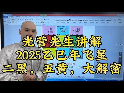 2025乙巳年家居風水佈局之教你化解二黑，五黃，病符星，身體健康，大吉大利#李居明#八字教學#2025#易經#家居風水#五行#易經#流年風水#九宮飛星