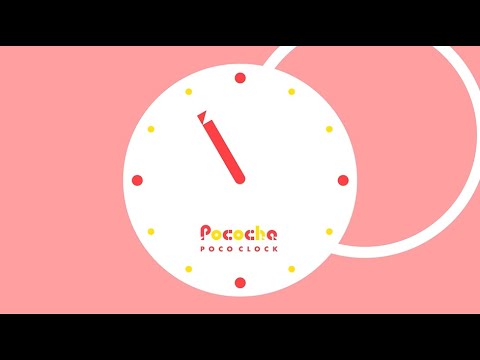 Pococha渋谷ビジョン広告【POCO CLOCK】2024年3月OA