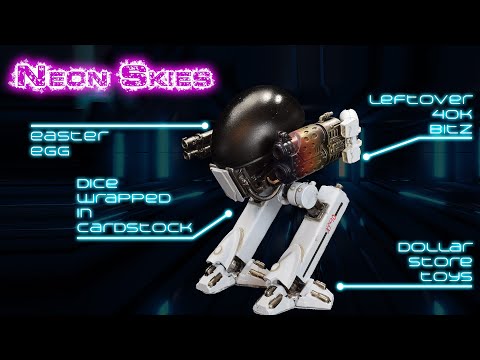 XP90 Security Bot (Neon Skies Model Scratch-Building Tutorial)