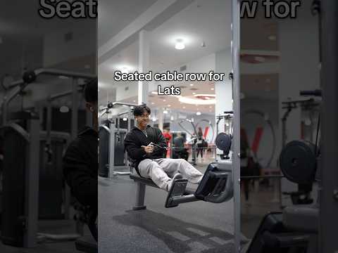 Instead of Seated Cable Rows try THIS (for better stability)