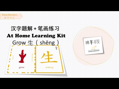 Sheep Mandarin 【汉字题解】Grow【生】shēng  生生不息