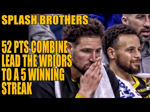 SPLASH BROTHERS WITH 52 PTS COMBINE LEAD THE WARRIORS TO A 5 WINNING STREAK