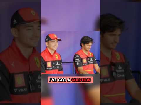 Little Charles Doesn't Hold Back 🤣 Charles Leclerc X Carlos Sainz | Ferrari F1 #shorts