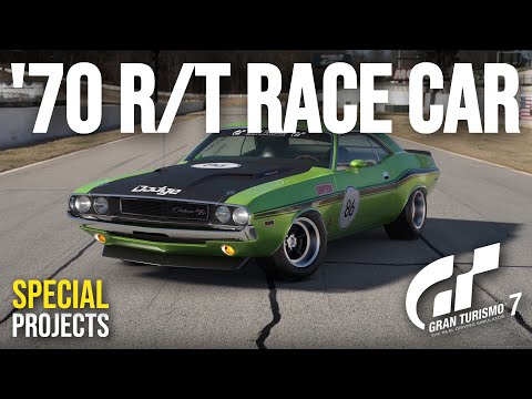 GT7 | 1970 Dodge Challenger R/T Race Car Build Tutorial | Special Projects