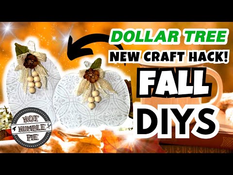 Dollar Tree DIY EASY FALL CRAFTS | Fall DIY Home Decor