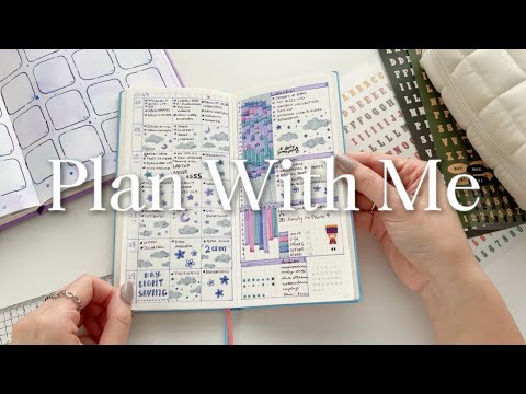 October Plan With Me ✿ Weekly Planner Setup ✿ How I Track My Time In My Planner