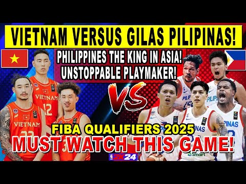 GILAS PILIPINAS vs VIETNAM - Grabe hindi Pinalamang ang Kabalan! FIBA Qualifiers 2k24