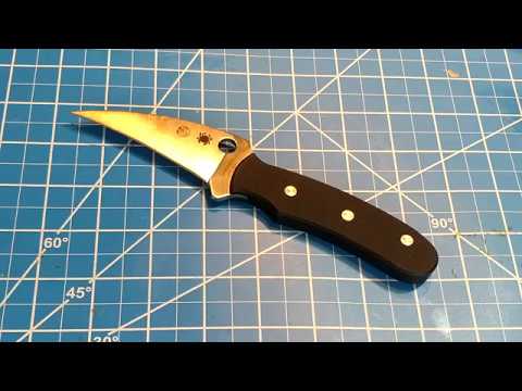 spyderco reverse - a real defensive blade