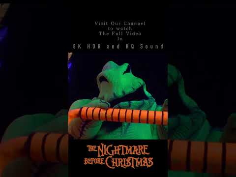 Nightmare Before Christmas • Oogie Boogie's Song • 4K HDR & HQ Sound #shorts