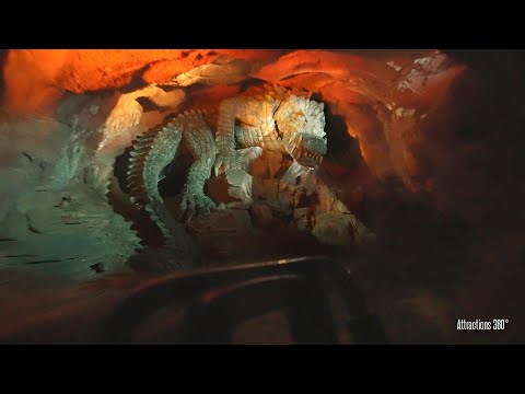 The ONLY Disney Rapids Ride with Animatronic | Huge BEAST-Like Creature | Roaring Rapids Ride