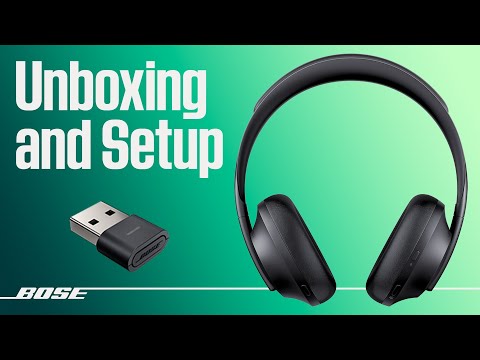 Bose Noise Cancelling Headphones 700 UC – Unboxing and Setup