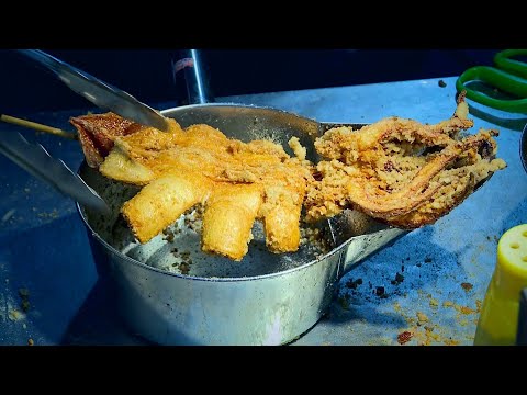 紅遍全台灣 夜市酥炸大魷魚 - 台灣美食│Crispy Fried Squid - Taiwanese Food