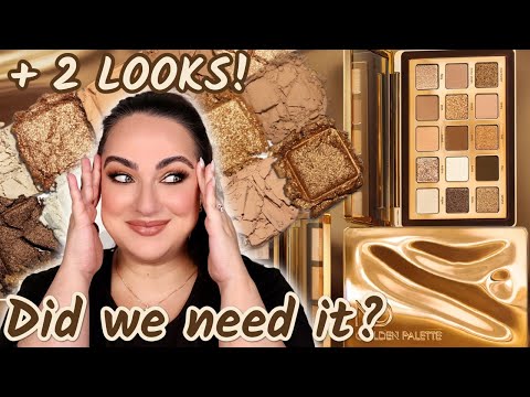 NEW NATASHA DENONA GOLDEN PALETTE REVIEW! *Swatches, 2 Looks & Comparisons* | Worth it?