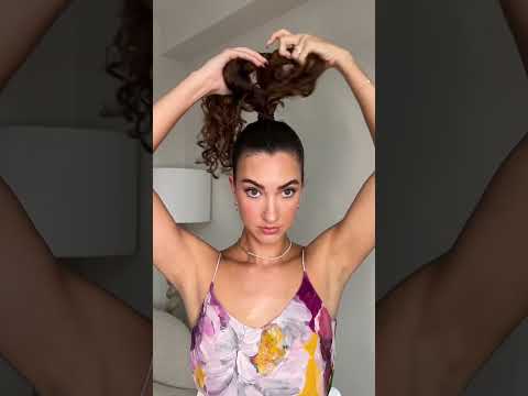 Wedding Guest Hairstyle Part 1| Twisted Top Knot Hair Tutorial