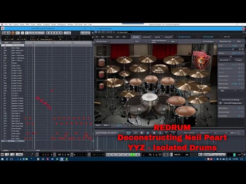 REDRUM - Deconstructing Neil Peart - YYZ - Isolated Drums