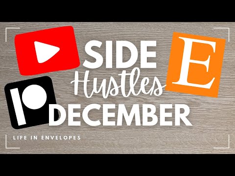 Final Numbers for Side Hustles / December 2024 / YouTube / Etsy / Patreon