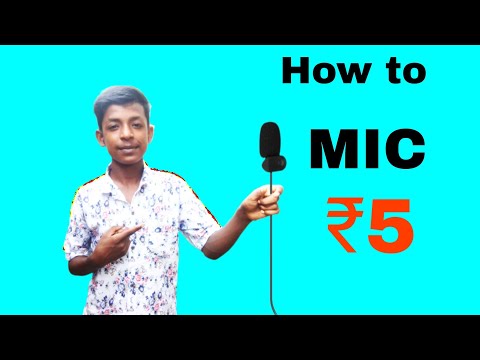 How to make a mic at home/ ghar par mic kaise banaye