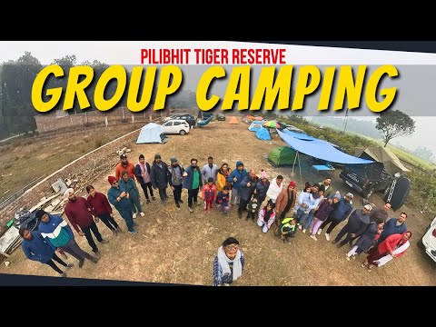 Group Car Camping Festival in India || Camping in TIGER Reserve Pilibhit Uttar Pradesh #camping