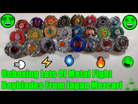 Unboxing Lots Of Metal Fight Beyblades From Japan Mercari