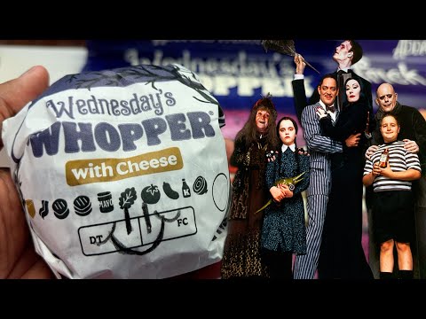 NEW Burger King Addams Family Meal Review!