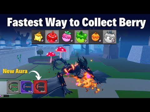 How to Collect Berries & Craft Aura Colors Fast in Blox Fruits