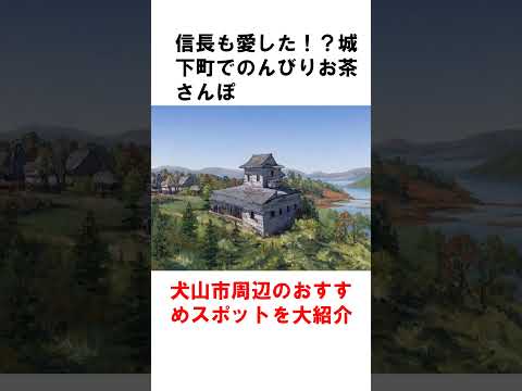 【犬山市】信長も愛した！？城下町でのんびりお茶さんぽ🍵🏯 #shorts #犬山市 #城下町 #お茶