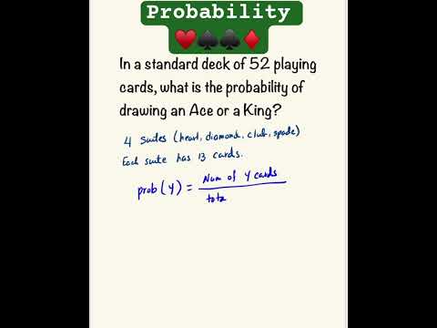 What Is The Probability Of Selecting These Cards?  #maths #mathproblem #probability