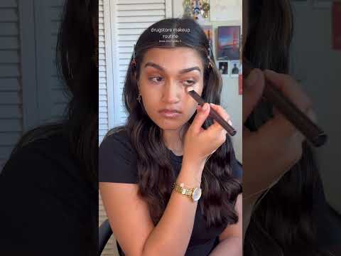 drugstore makeup routine | brown skin friendly #browngirlmakeup #brownskinmakeup #drugstoremakeup